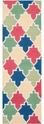 SAFAVIEH Hand-woven Moroccan Reversible Dhurrie Wool Rug