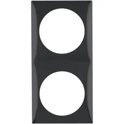 Berker 918262510 Rahmen 2fach Integro Flow schwarz glänz