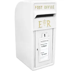 Briefkasten im englischen Stil - Weiß