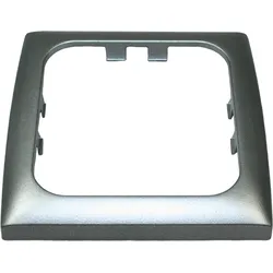 Haba Abdeckrahmen 1-fach Opal C-line silber
