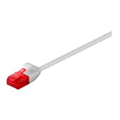 MicroConnect v-utp601-slim CAT6 U/UTP netwerkkabel, 1 m, grijs
