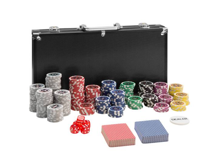 Coffret, Malette, Set de Poker - noir