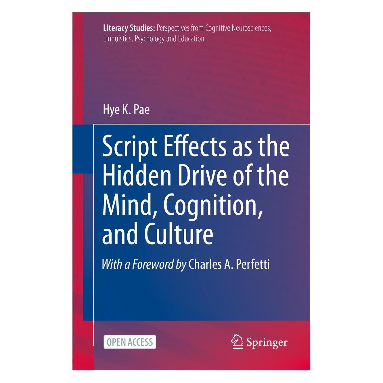 Springer Pae:Script Effects as the Hidden Drive (Englisch, Hardcover, Hye K. Pae) (9783030551513)