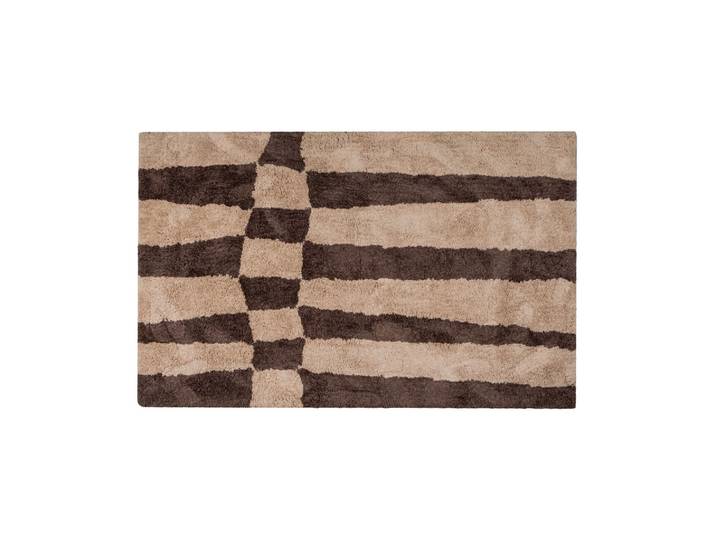 Tapis 200x300 cm Polyester Naturel et Brun Fafa