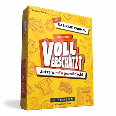DENKRIESEN - VOLL VERSCHÄTZT Classic Edition - 'Jetzt wird's persönlich!' | Das Kartenspiel