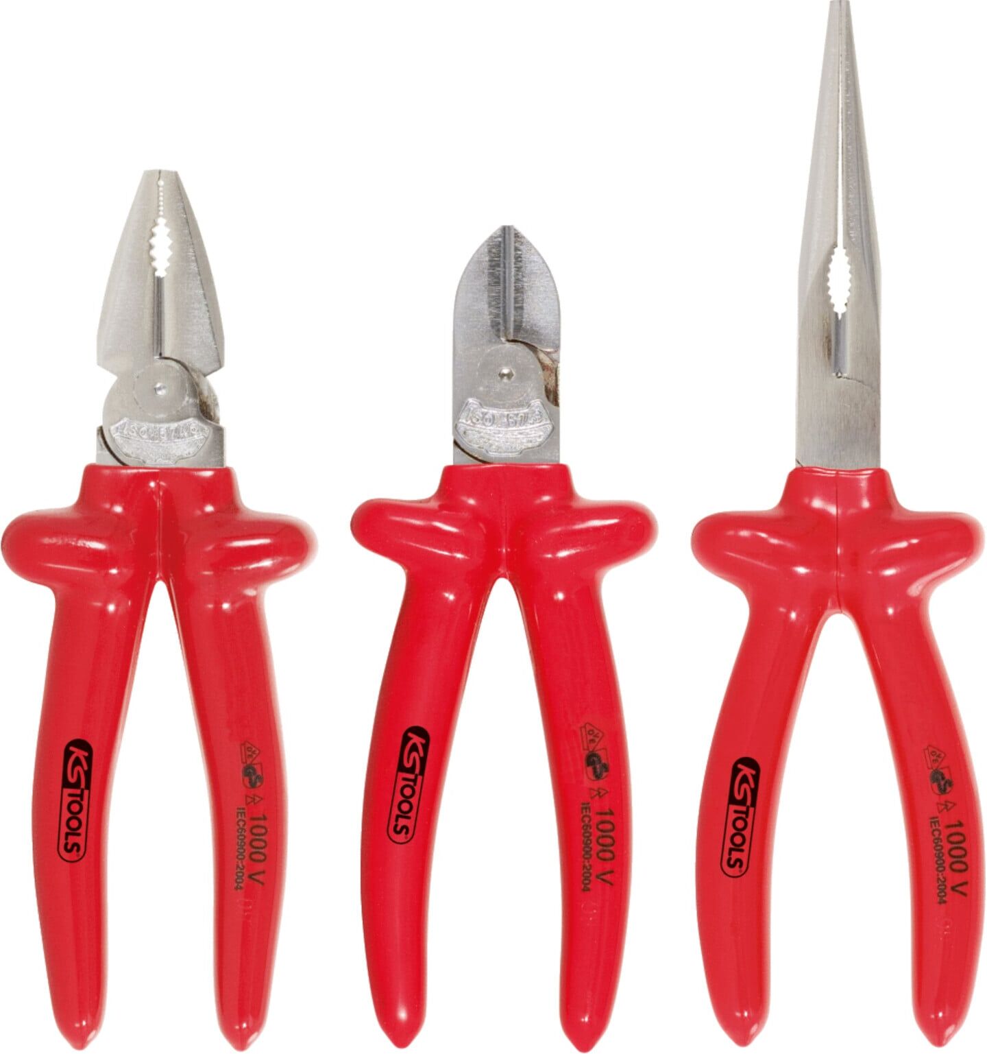 KS Tools CLASSIC 1000V Zangen-Satz, 3-teilig (117.1710)