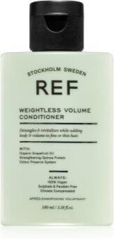 REF Weightless Volume Conditioner Condicionador para cabelos finos e fracos para dar volume desde a raiz 100 ml. Weightless Volume Conditioner