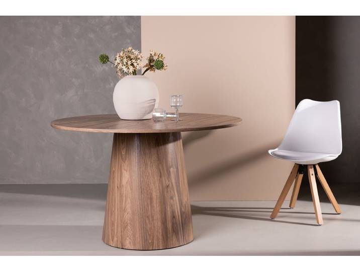 Esstisch Yarra - ein runder Esstisch im skandinavischen Stil - Holz - Luxusbetten24