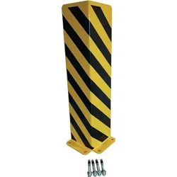 Schutzecke H800xL175/175mm L-Form Stahlbl.schwarz/gelb VE=1 St.GEWA