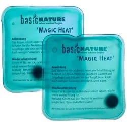 Basic Nature Magic Heat Wärmekissen (2 Stück) - STK - blau
