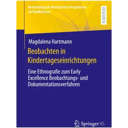 Beobachten in Kindertageseinrichtungen, Fachbücher von Magdalena Hartmann