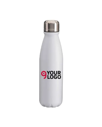 Borraccia Alluminio 500ml Silver con Tappo Acciaio Personalizzate o neutre