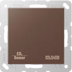 Jung CO2A2178MO KNX CO2-Sensor, Duroplast lackiert, Serie A, mokka