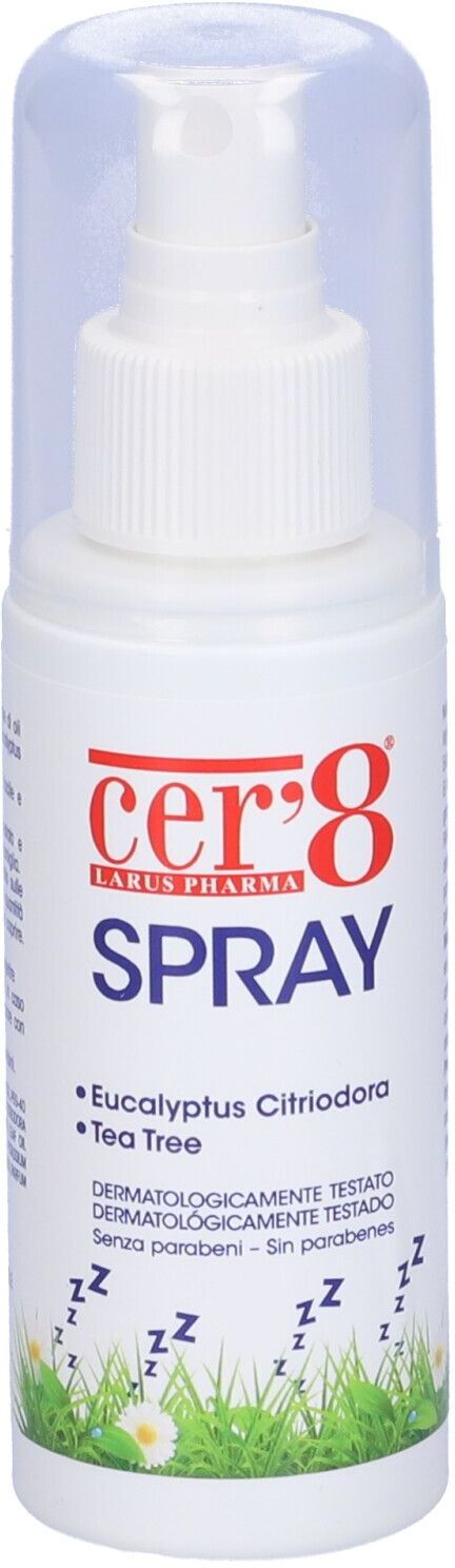 LARUS PHARMA Srl Cer'8 Family Spray Repellente per Insetti 100ml
