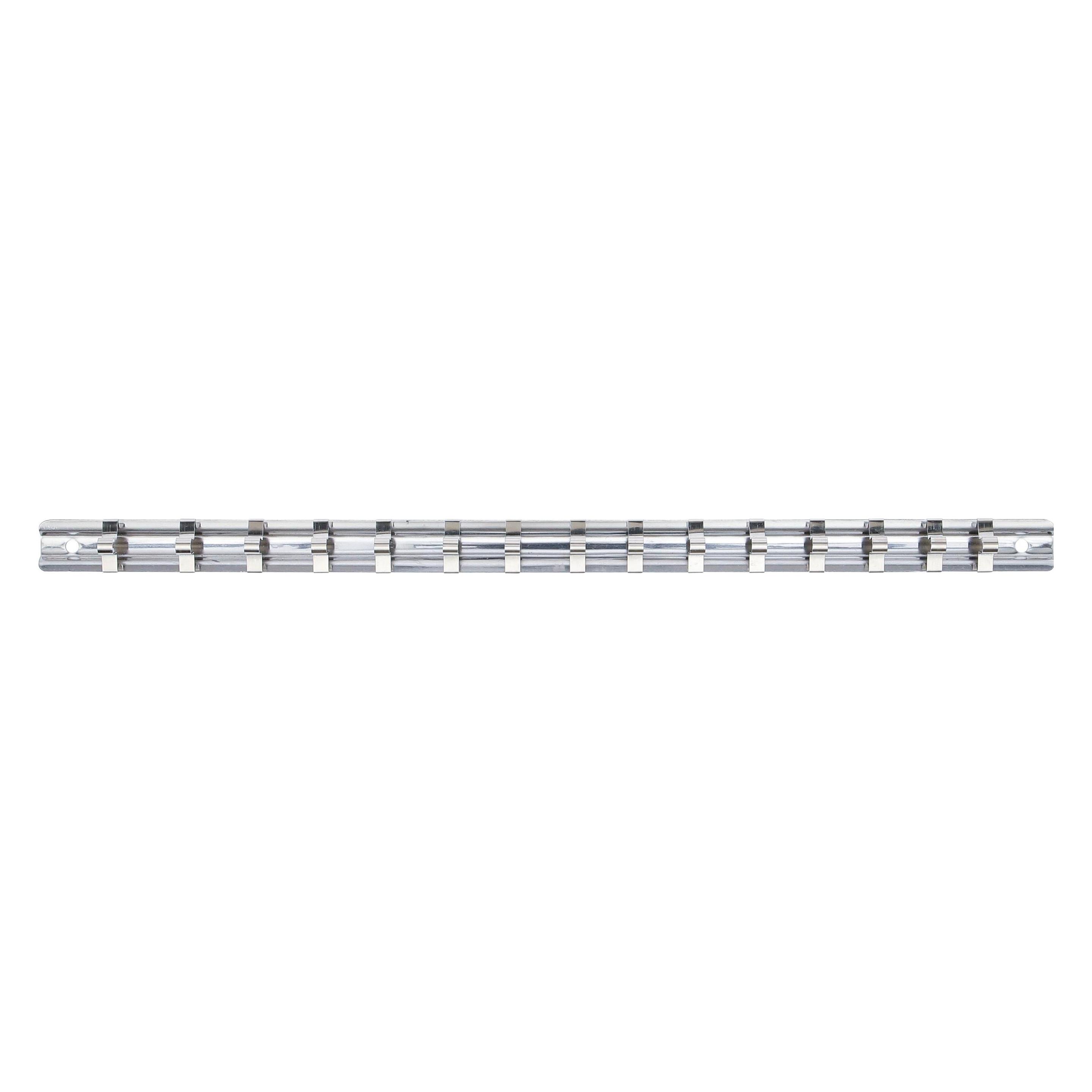 BGS Aufsteckschiene mit 15 Clips 6,3 mm (1/4") (2120)