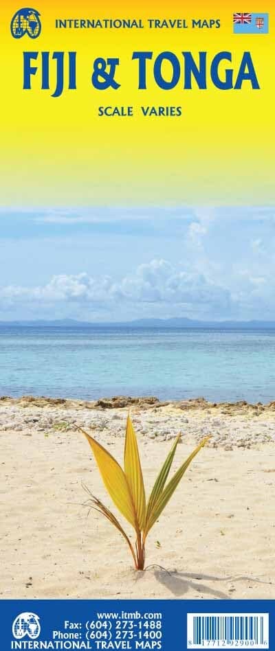 Carte de voyage - Iles Fidji & Tonga   ITM