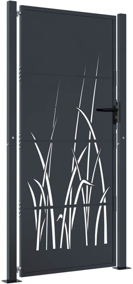 Ophelia & Co. Oliphant Gate Fencing Anthracite 205cm H x 105cm W x 3.9cm D