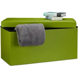 Relaxdays, Sitzbank, Sitzbank Stauraum (76 cm)