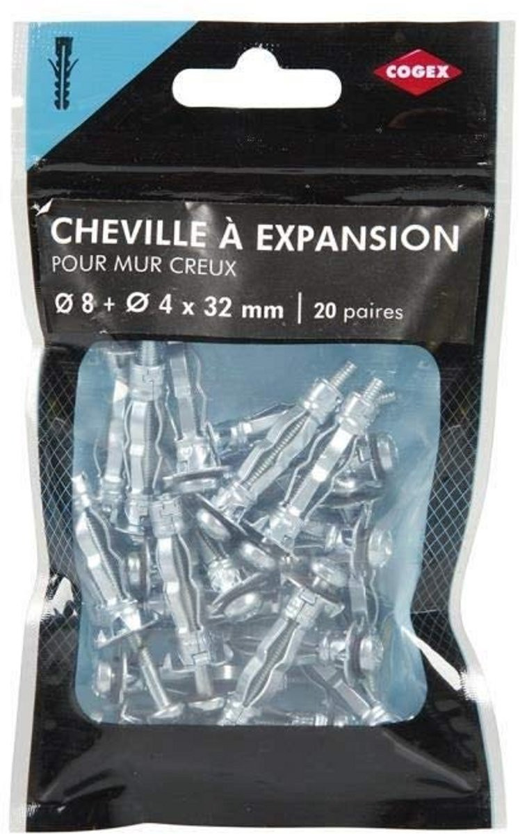 Set van 20-delige metallic grijze enkel paraplu voor wandmontage