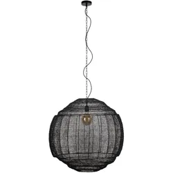 designline »Meezan XL« Pendelleuchte schwarz Eisen schwarz