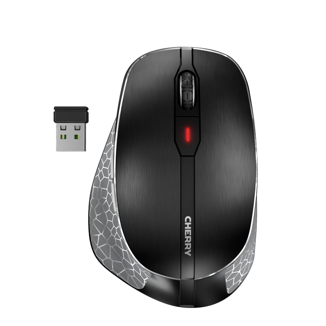 CHERRY MW 8C Ergo kabellose Maus - schwarz JW-8600