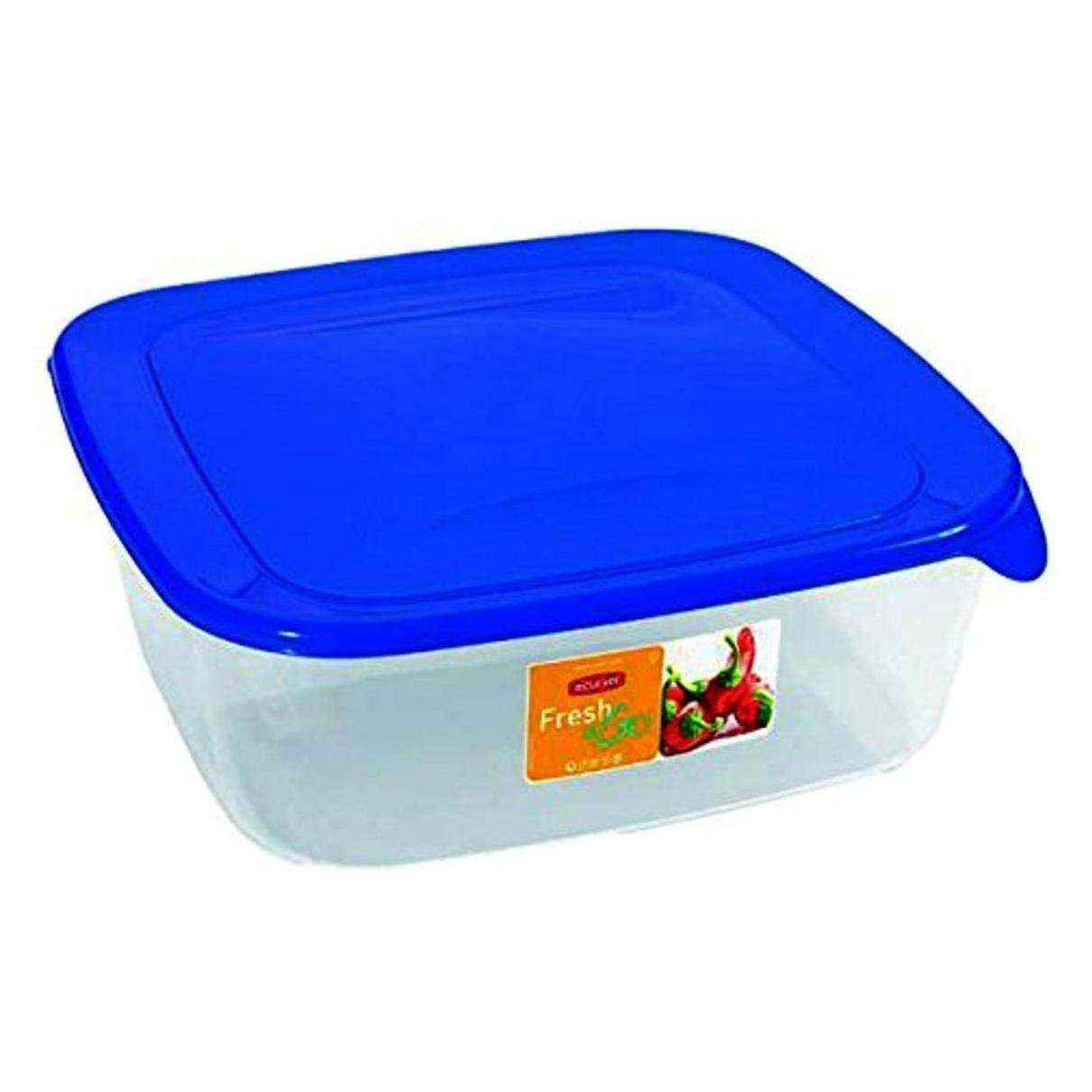 Curver Lebensmittelbehälter "Fresh&Go" Quadratisch 2,9L /Blau/ Transparent (2.90 l) (CURVER)
