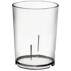 63x Schnapsglas, Mehrweg, PC, glasklar, 2cl/4cl