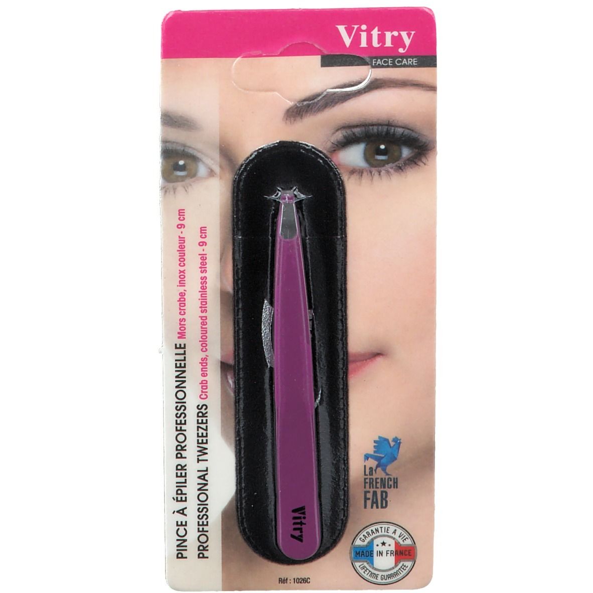 Vitry R26C Pincet Epil Prof Krab 1 St Pinzette
