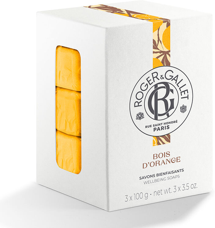 Roger et Gallet Coffret Savons Bienfaisants Bois d'Orange
