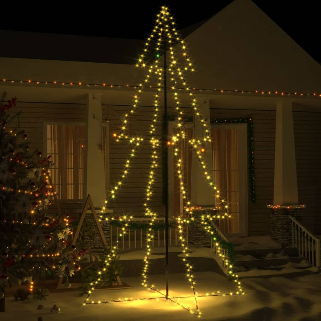 Prolenta LED Kerstboom met Accent Effect, Conische Vorm, USB-aansluiting