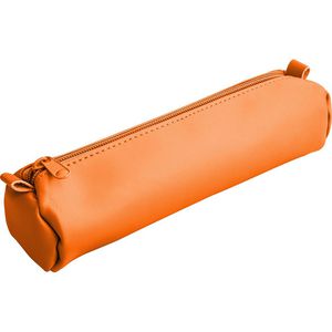 Alassio Federmäppchen 43141, Schlamperrolle, aus Echt Leder, orange