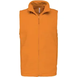 Kariban Herren Microfleece Gilet 'Luca' Bodywarmer K913 orange L