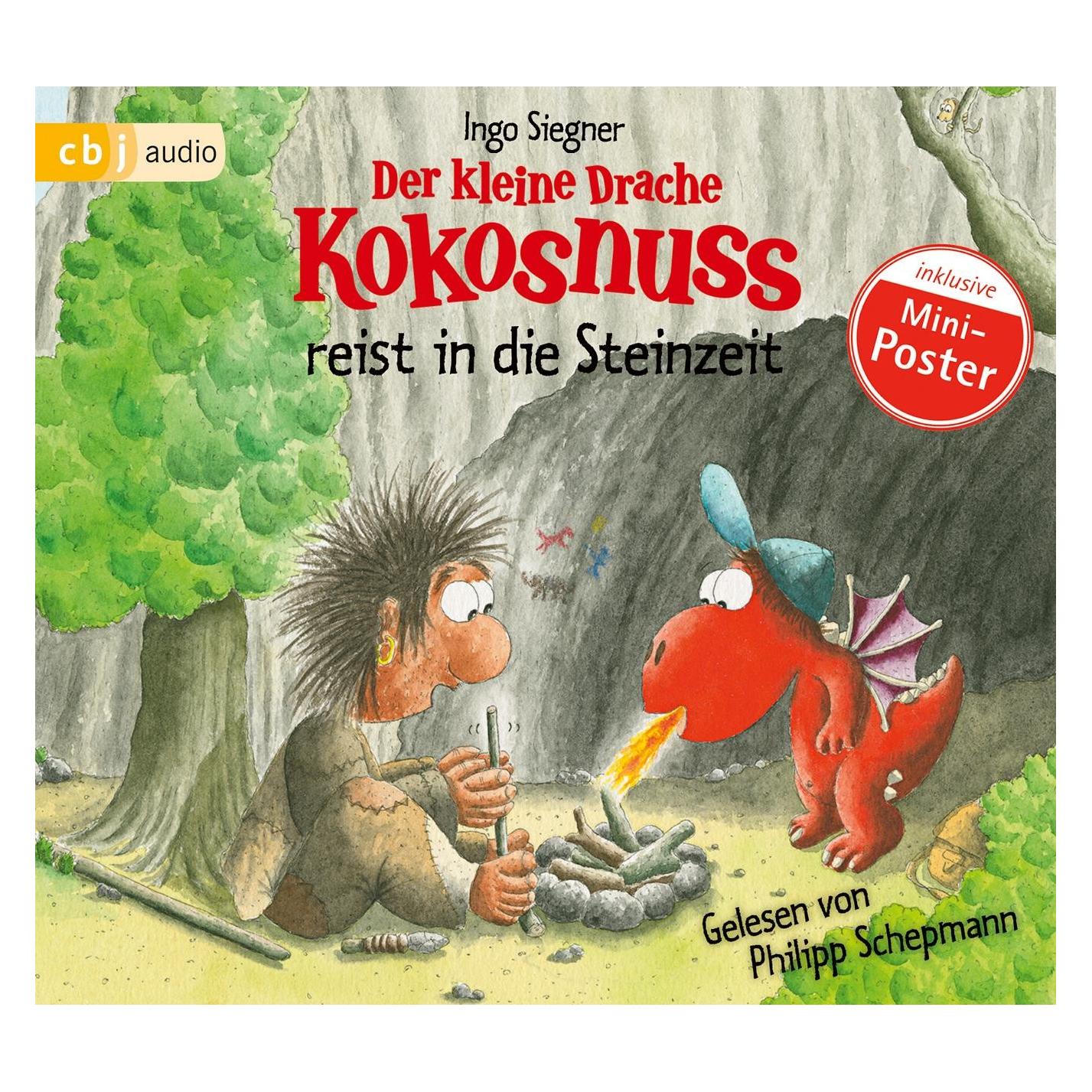 CBJ Der kleine Drache Kokosnuss reist in die Steinzeit (Ingo Siegner, Philipp Schepmann, Deutsch) (1538-3)