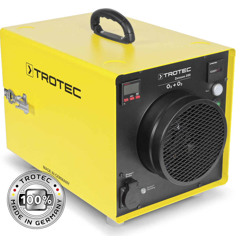 TROTEC Sauerstoff-Regenerator Zerozon 200 Ozonabbau Ozonzerfall Beschleuniger Sauerstoff Wiederherstellung nach Ozonbehandlung Ozon-Dekomposition