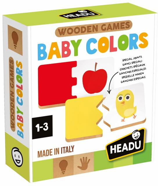 Wooden Game Baby Colors - Headu