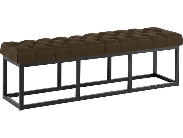 furnicato Sitzbank Amun 150x38x46 cm Braun (1-St)