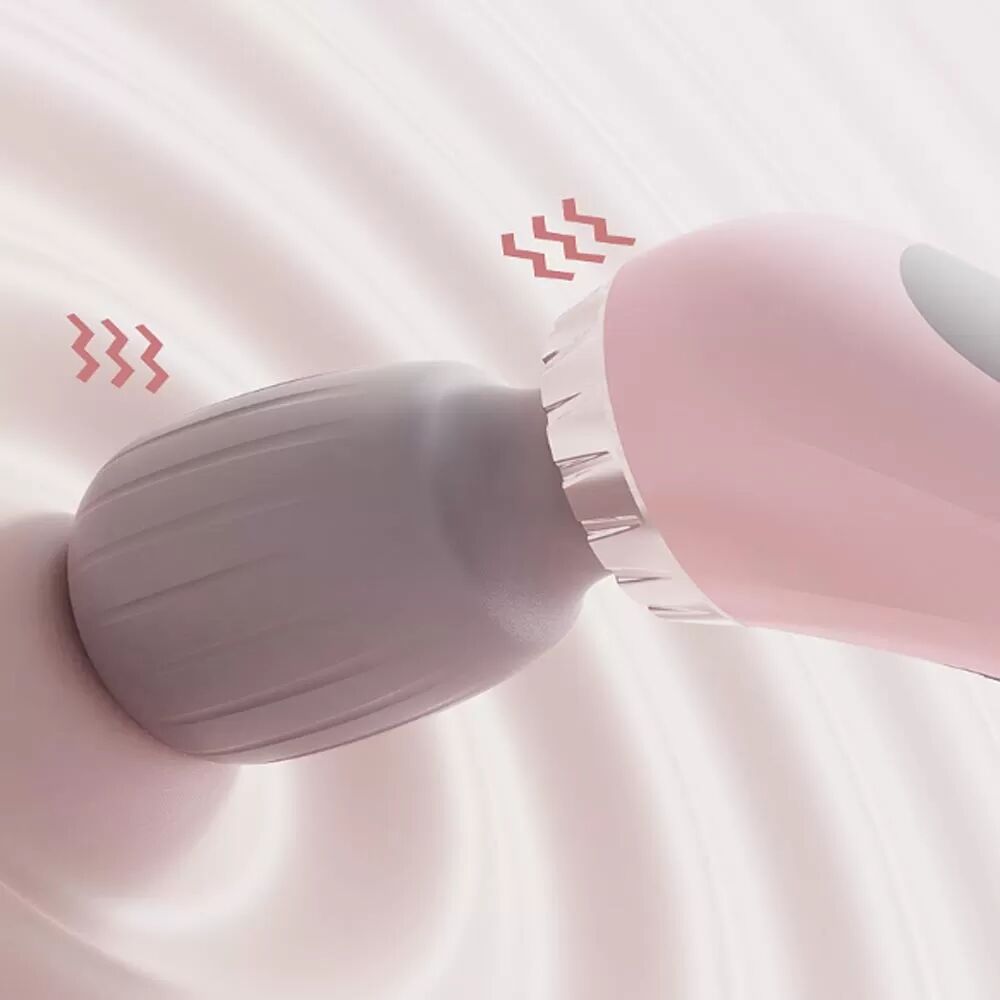 INF Mini Handmassagegerät - Tragbarer elektrischer Massagestab für Tiefenentspannung Weiß