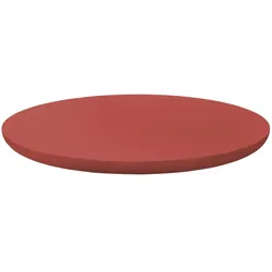SCHÖNER WOHNEN Kollektion Tablett  Henri ¦ rot ¦ Holz ¦ Maße (cm): H: 3  Ø: 40.0