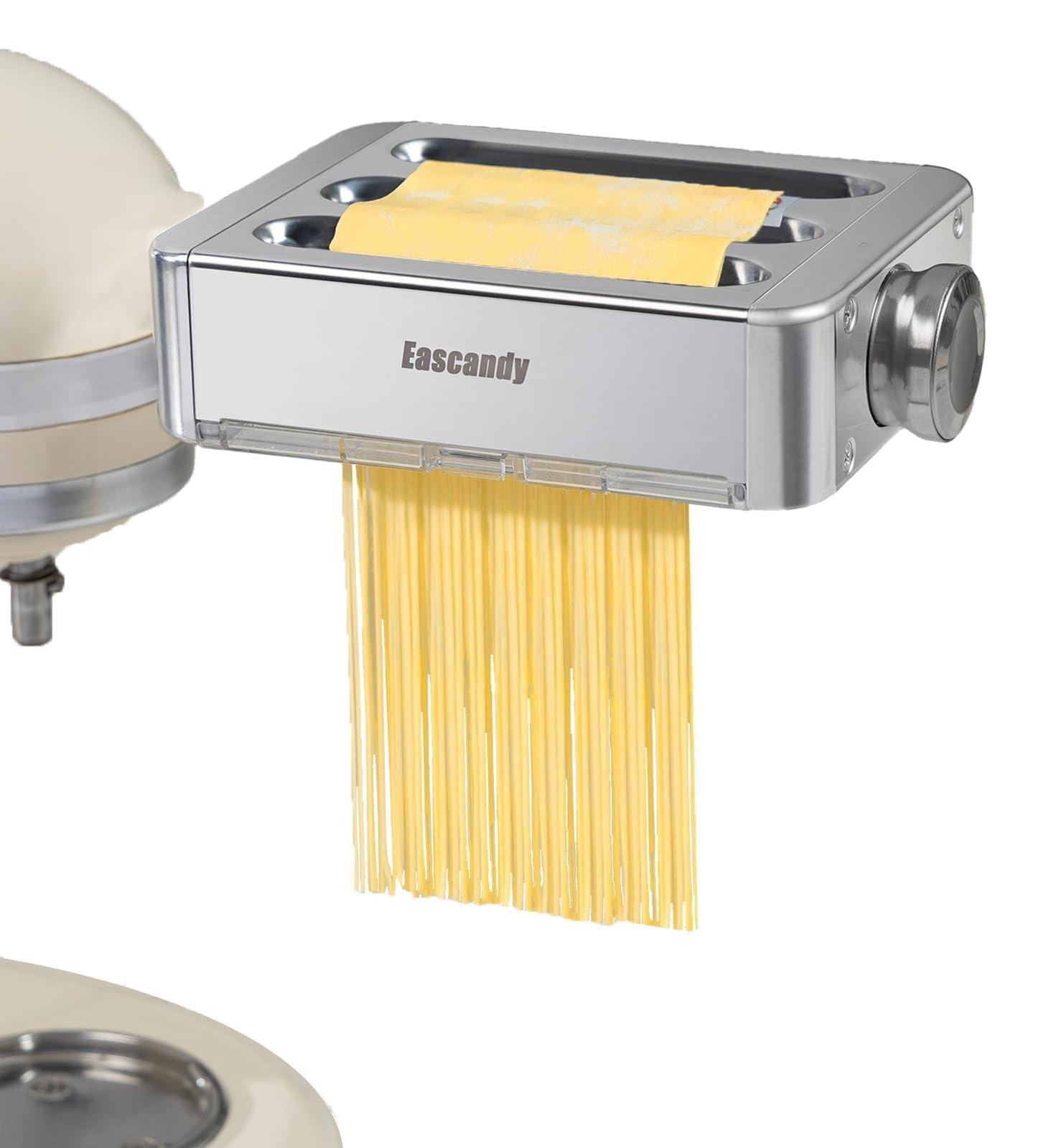 Dripio 3-in-1 pastamachine accessoire roestvrijstalen noedelroller met 8 standen