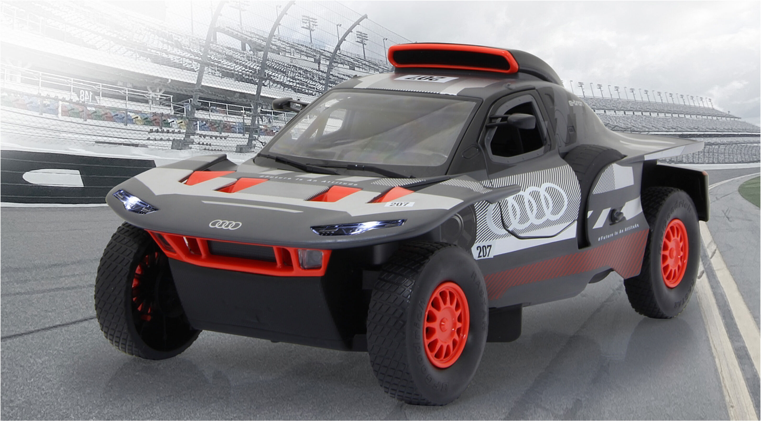 JAMARA Deluxe Car Modell »Audi RS Q e-tron E2«, Maßstab 1:14