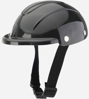 Friendly Fresh Finds Pet Safety Motorcycle Helmet For Cats & Dogs Durable Headgear For Pet Travel & Protection black l