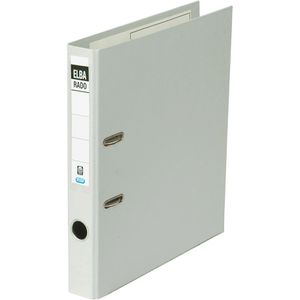 Elba Ordner 10494 GR rado plast, PVC, A4, 5cm, Kunststoffordner, grau