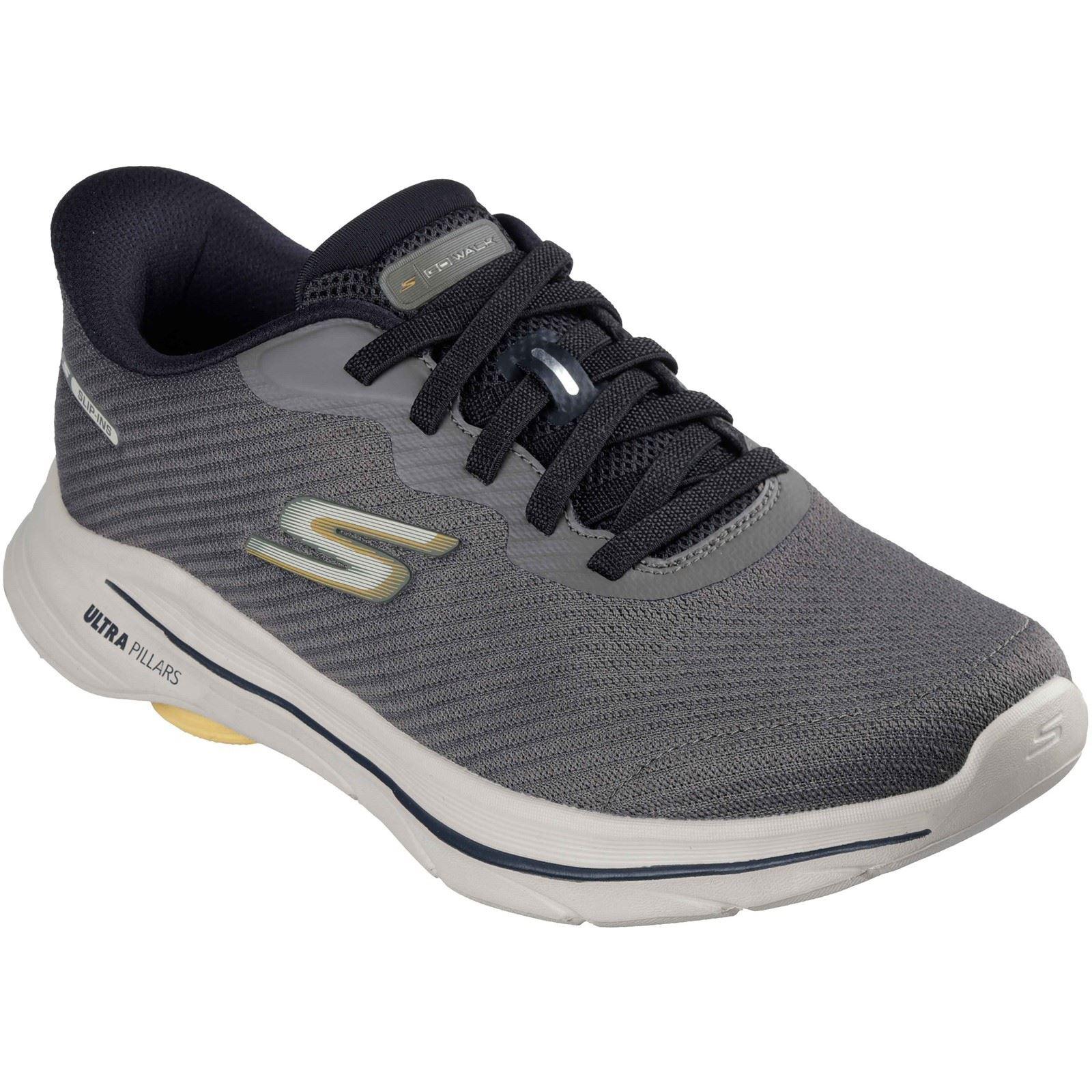 Skechers GO WALK 8 Pate Textil Herren Taupe Standard Sneaker