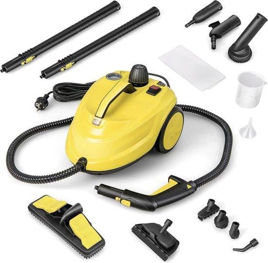 MLMLANT Universele stoomreiniger met 20 accessoires, 2000 watt, 4,5 bar