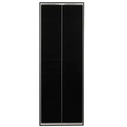 WATTSTUNDE SOLA Frame Black 100Wp HV – Solarmodul für Wohnmobil & Offgrid