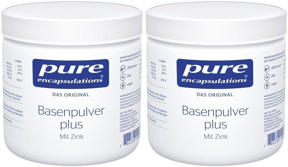 Pure Encapsulations Basenpulver plus 365 Plv. 2x 2x200 g Pulver