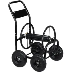 Relaxdays, Gartenschlauch Aufbewahrung, Schlauchwagen (75 m)