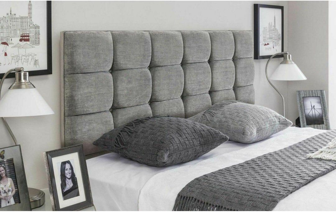 Zipcode Design Denfield Upholstered Chenille Headboard Cream Super King (6')