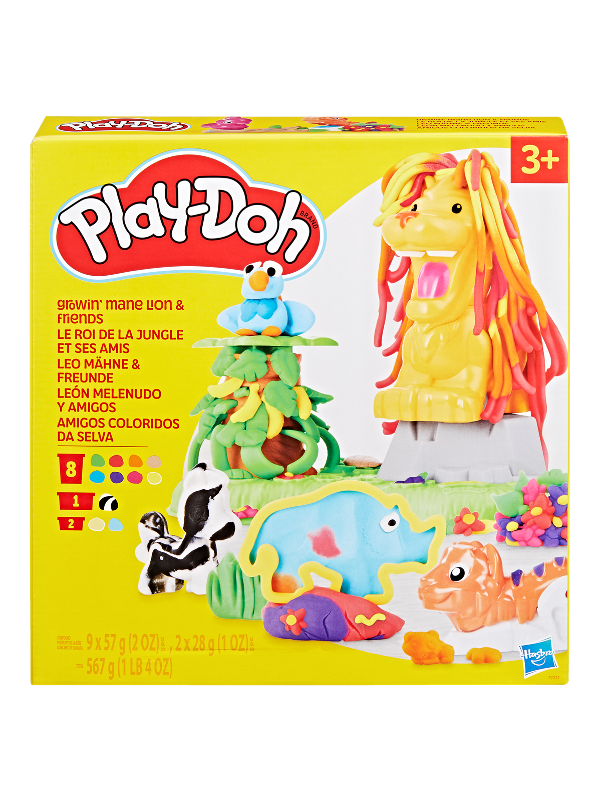 Play-Doh Growin' Mane Lion and Friends