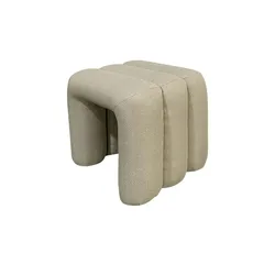 Polsterhocker  Libertina , beige , Maße (cm): B: 43,5 H: 45 T: 43.5